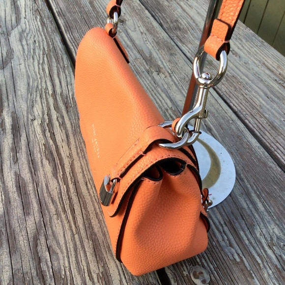 Marc Jacobs Orange Soft Leather Crossbody Bag - Picture 3 of 15